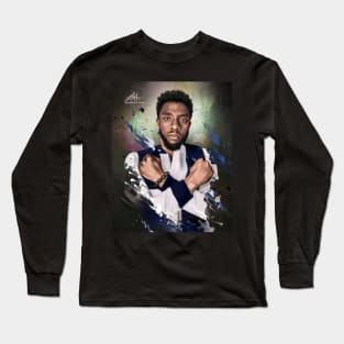 Chadwick Boseman Graphic Long Sleeve T-Shirt